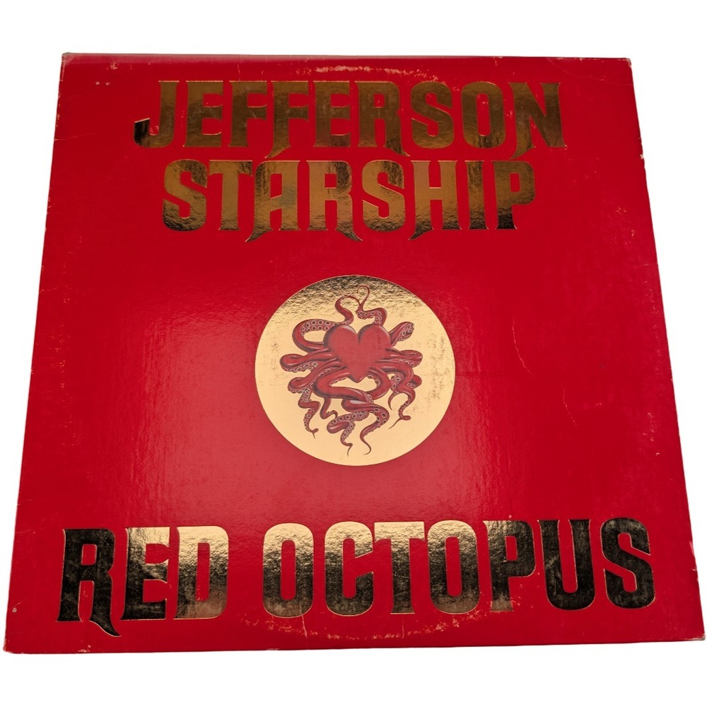 Jefferson Starship - Red Octopus Lp (Us 1975 Grunt Bfl1-0999) Embossed Cover